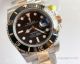 Noob Factory V8 Rolex Submariner Date SWISS 3135 Watch Two Tone Black Face (4)_th.jpg